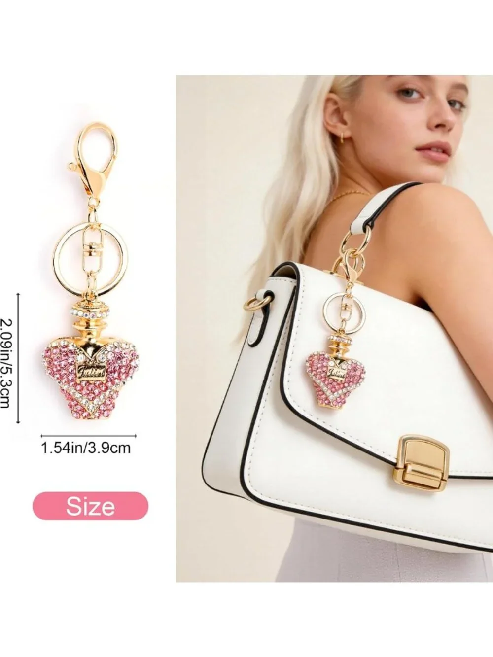 Vintage Car Keychain for Women & Girls | Cute Designer Charms for Purses